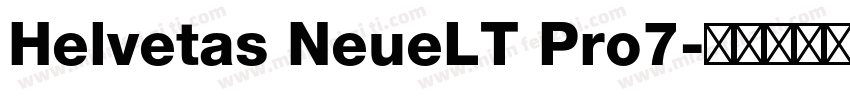 Helvetas NeueLT Pro7字体转换